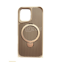 iPhone 17 Pro Max 6.9'' Hard Magsafe Case Caebon Fiber Silver