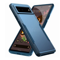 Pixel 10A 6.3''  Heavy Duty PC+Silicon 2 pcs Commuter New Design Case Navy Blue