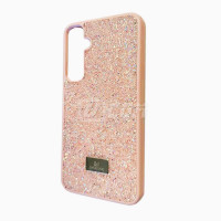 Samsung S24 FE (2024) Hard Rhinestone Case  Beige