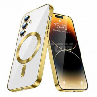 Samsung S24 Plus TPU Electroplating Magsafe Colour Case Gold