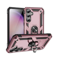 Samsung S25 FE (2025) Metal Hybrid with Magnetic Ring Kickstand Case Rose Gold Samsung S25 FE (2025) Metal Hybrid with Magnetic Ring Kickstand Case Rose Gold